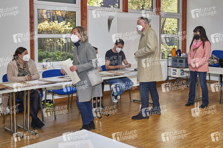 Stimmabgabe zur Landtagswahl 2022 in Hannover
