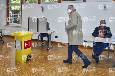 Stimmabgabe zur Landtagswahl 2022 in Hannover