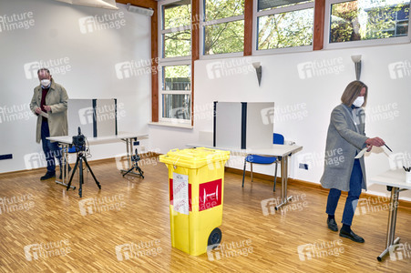 Stimmabgabe zur Landtagswahl 2022 in Hannover