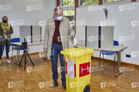 Stimmabgabe zur Landtagswahl 2022 in Hannover