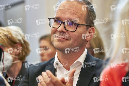 Wahlabend der niedersächsischen Landtagswahl 2022 in Hannover