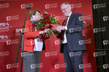 Wahlabend der niedersächsischen Landtagswahl 2022 in Hannover