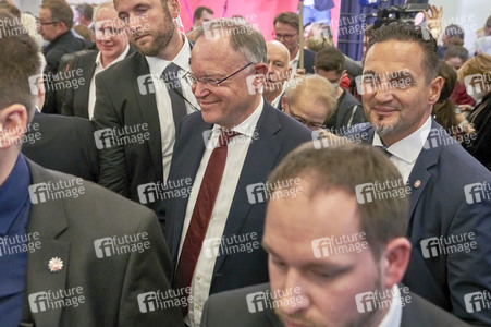 Wahlabend der niedersächsischen Landtagswahl 2022 in Hannover