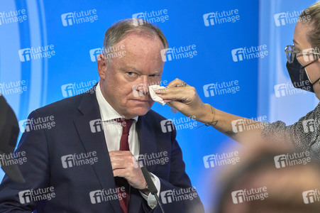 Wahlabend der niedersächsischen Landtagswahl 2022 in Hannover