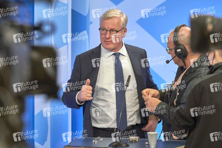 Wahlabend der niedersächsischen Landtagswahl 2022 in Hannover