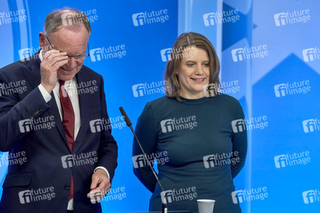 Wahlabend der niedersächsischen Landtagswahl 2022 in Hannover