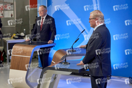 Wahlabend der niedersächsischen Landtagswahl 2022 in Hannover