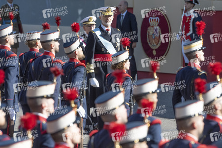 Militärparade zum spanischen Nationalfeiertag in Madrid