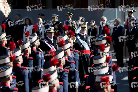 Militärparade zum spanischen Nationalfeiertag in Madrid