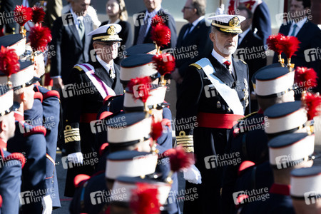 Militärparade zum spanischen Nationalfeiertag in Madrid