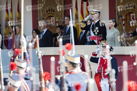 Militärparade zum spanischen Nationalfeiertag in Madrid