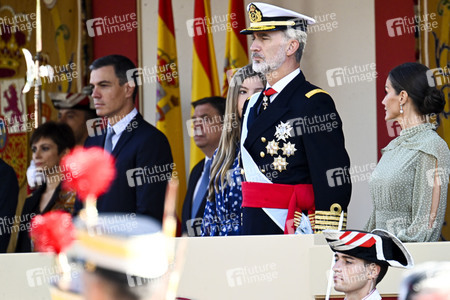 Militärparade zum spanischen Nationalfeiertag in Madrid