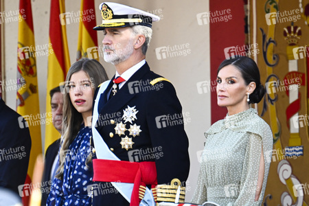 Militärparade zum spanischen Nationalfeiertag in Madrid