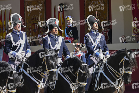 Militärparade zum spanischen Nationalfeiertag in Madrid