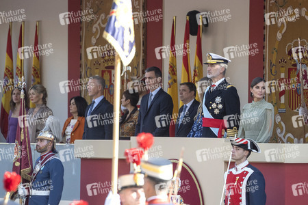 Militärparade zum spanischen Nationalfeiertag in Madrid