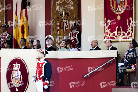 Militärparade zum spanischen Nationalfeiertag in Madrid