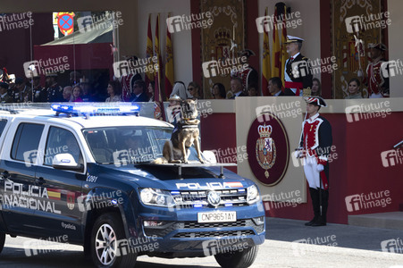 Militärparade zum spanischen Nationalfeiertag in Madrid