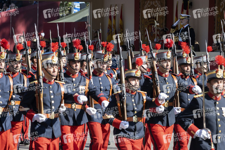 Militärparade zum spanischen Nationalfeiertag in Madrid