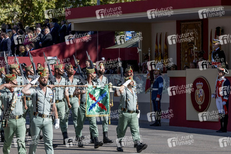 Militärparade zum spanischen Nationalfeiertag in Madrid