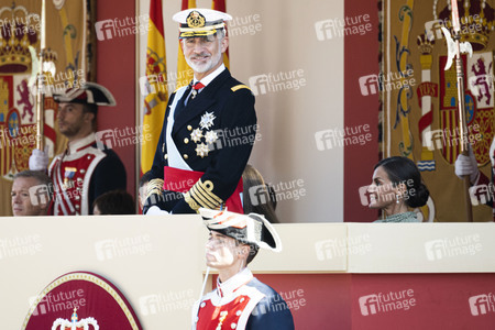 Militärparade zum spanischen Nationalfeiertag in Madrid