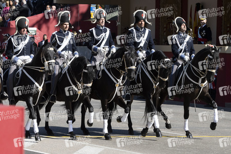 Militärparade zum spanischen Nationalfeiertag in Madrid