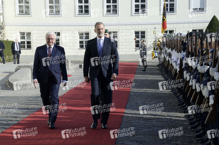 Empfang von König Felipe VI. und Königin Letizia von Spanien beim Bundespräsidenten in Berlin