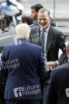 Bundespräsident Steinmeier und König Felipe VI. beim Deutsch-Spanischen Forum in Berlin