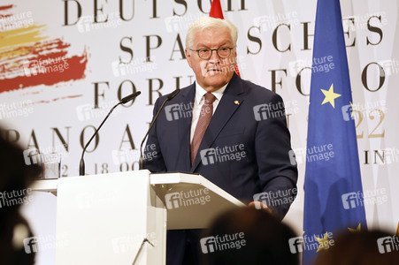 Bundespräsident Steinmeier und König Felipe VI. beim Deutsch-Spanischen Forum in Berlin