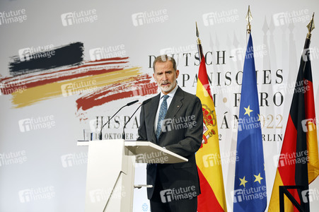 Bundespräsident Steinmeier und König Felipe VI. beim Deutsch-Spanischen Forum in Berlin