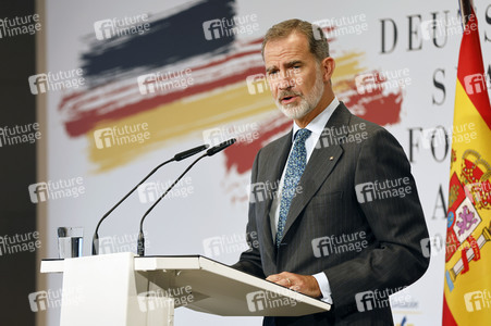 Bundespräsident Steinmeier und König Felipe VI. beim Deutsch-Spanischen Forum in Berlin