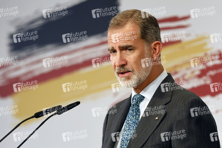 Bundespräsident Steinmeier und König Felipe VI. beim Deutsch-Spanischen Forum in Berlin