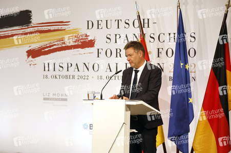 Robert Habeck beim Deutsch-Spanischen Forum in Berlin