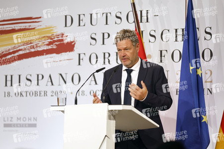 Robert Habeck beim Deutsch-Spanischen Forum in Berlin