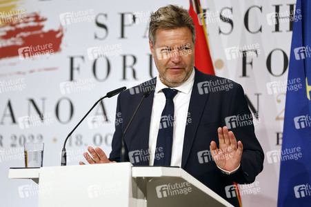 Robert Habeck beim Deutsch-Spanischen Forum in Berlin