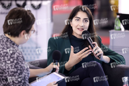 Waslat Hasrat-Nazimi auf der Frankfurter Buchmesse 2022