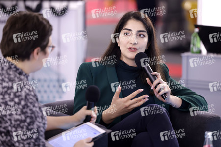 Waslat Hasrat-Nazimi auf der Frankfurter Buchmesse 2022