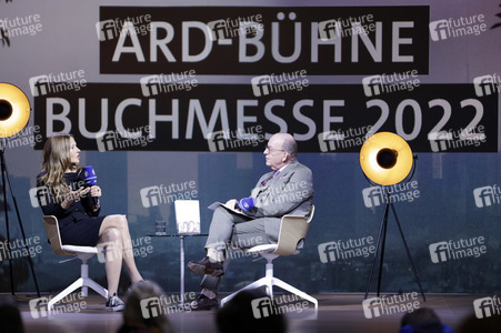 Andrea Wulf und Denis Scheck auf der Frankfurter Buchmesse 2022