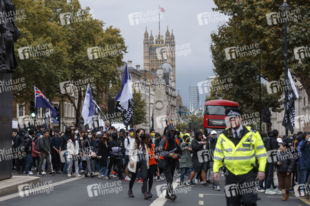 Protest gegen Gewalt an Bob Chan in London