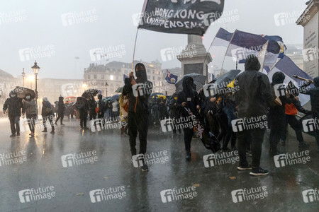 Protest gegen Gewalt an Bob Chan in London