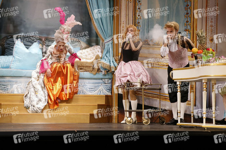 Theaterprobe 'Marie-Antoinette oder Kuchen für alle!' in Berlin