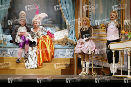 Theaterprobe 'Marie-Antoinette oder Kuchen für alle!' in Berlin