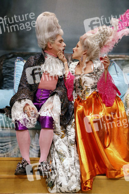 Theaterprobe 'Marie-Antoinette oder Kuchen für alle!' in Berlin