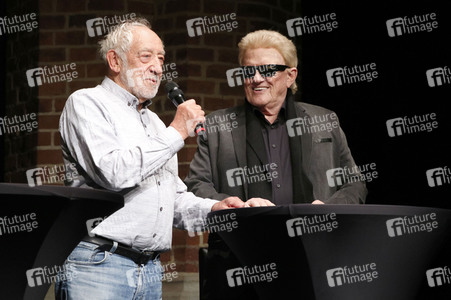 Pressetermin mit Heino und Dieter Hallervorden in Dessau