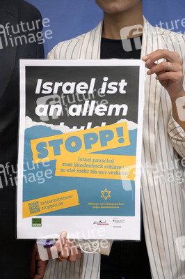 Bundespressekonferenz Antisemitismus stoppen in Berlin