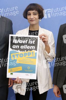 Bundespressekonferenz Antisemitismus stoppen in Berlin