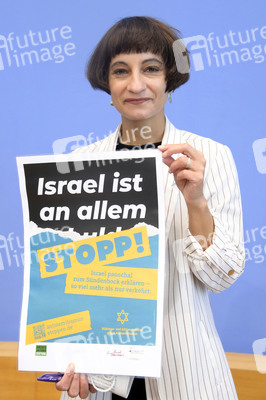 Bundespressekonferenz Antisemitismus stoppen in Berlin