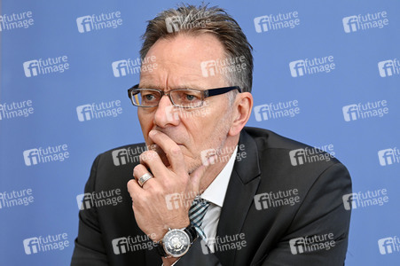 Bundespressekonferenz Sicherheit und Kriminalität in Deutschland in Berlin