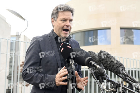 Pressestatement von Robert Habeck in Berlin