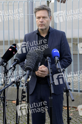Pressestatement von Robert Habeck in Berlin