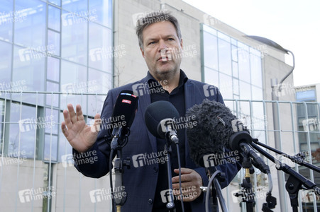 Pressestatement von Robert Habeck in Berlin